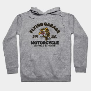 Flying Garage Motorcycle Shop Hoodie